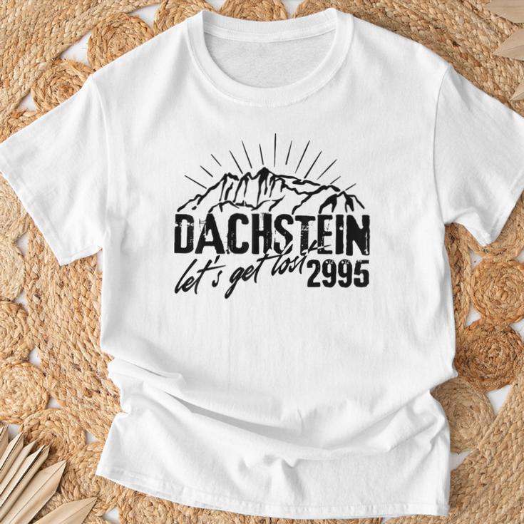 Dachstein Steiermark Austria Mountain Hiking Souvenir T-Shirt Geschenke für alte Männer