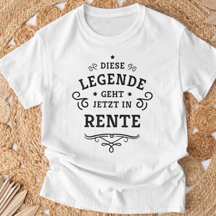 Dese Legende Geht Jetzt In Rente This Legend Goes Now In T-Shirt Geschenke für alte Männer