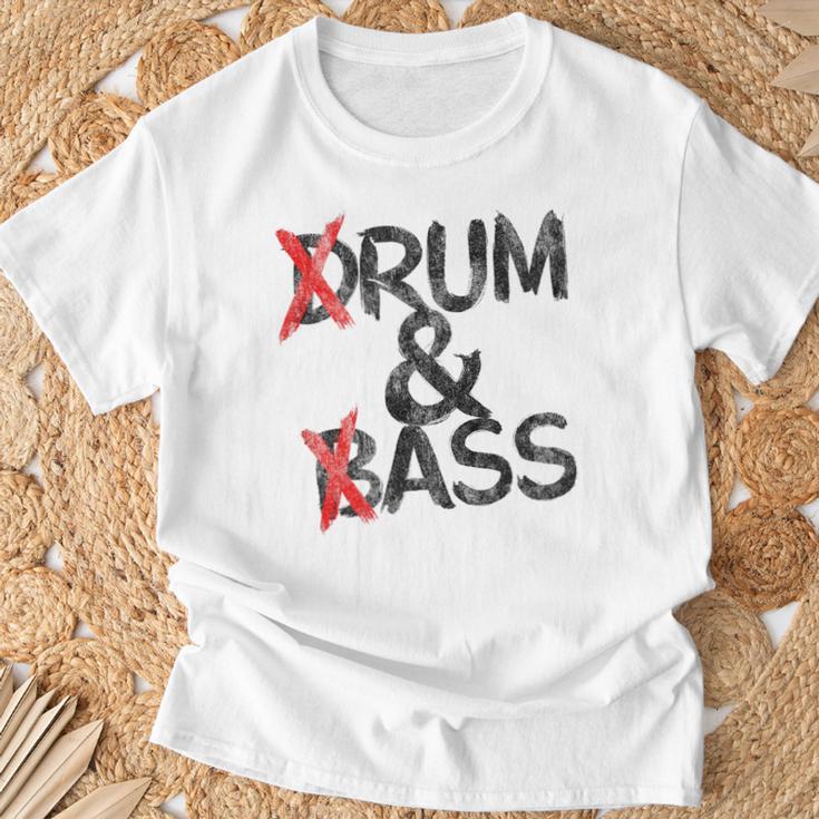 Drum And Bass Rum & Assintage Gray T-Shirt Geschenke für alte Männer