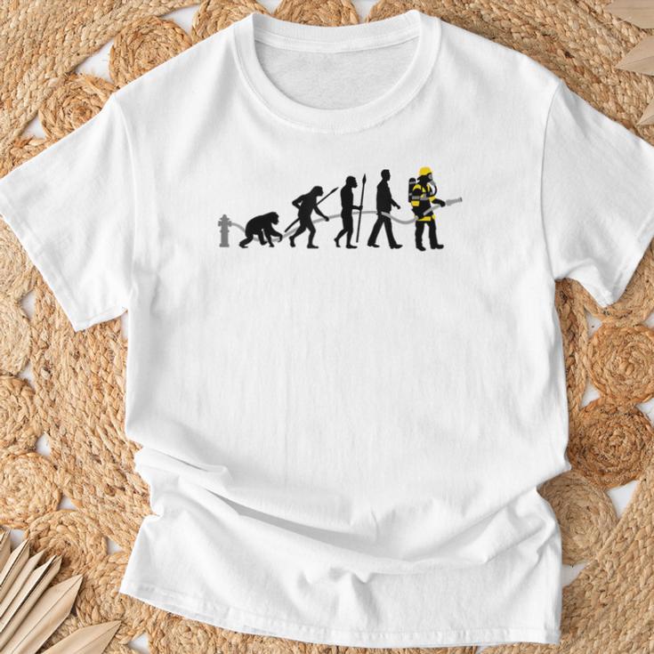 Fire Brigade Evolution Coolintage Retro T-Shirt Geschenke für alte Männer