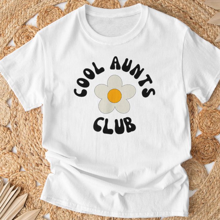 Floral Cool Aunts Club Auntie Again Gray T-Shirt Geschenke für alte Männer