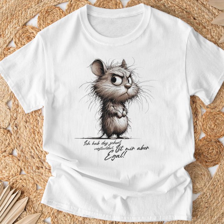 Mouse Ich Hab Das Schonerstanden Ist Mir Aber Egal Ich Hab T-Shirt Geschenke für alte Männer