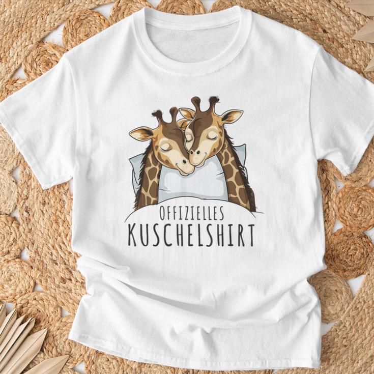 Giraffe Official Cuddly T-Shirt Geschenke für alte Männer