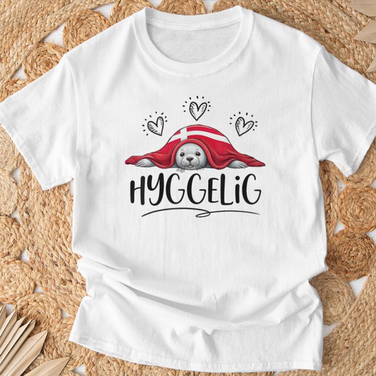 Hyggelig Hygge Denmark B Gray T-Shirt Geschenke für alte Männer