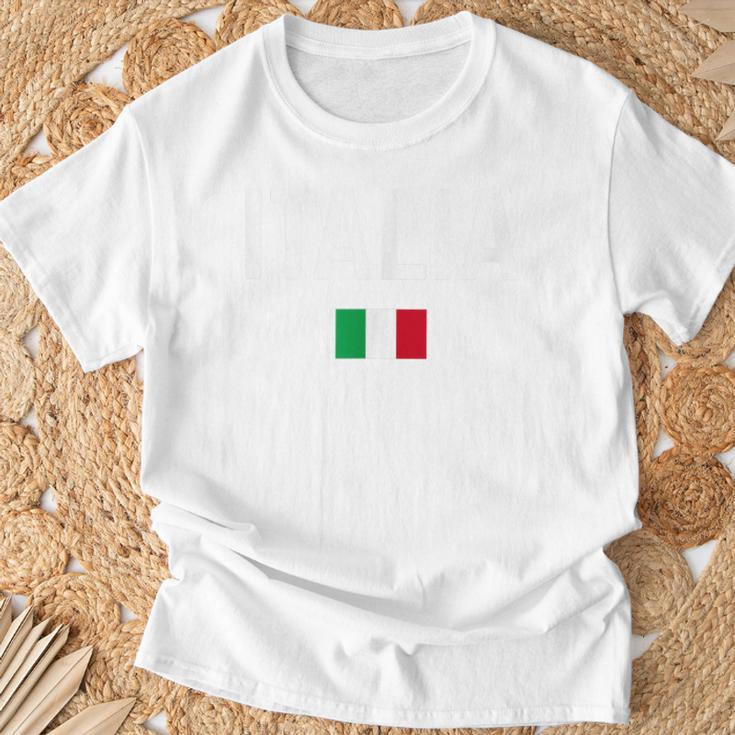 Italia Bandera Hombres Es Niños Italia Camiseta unisex Regalos para ancianos