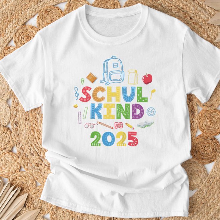 Kinder Einschulung 2025 Schulkind 2025 T-Shirt Geschenke für alte Männer