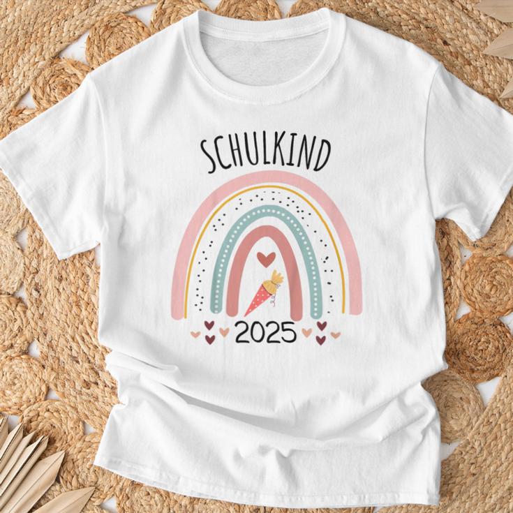 Kinder Schulkind 2025 Schulanfang Mädchen Deko Einschulung 2025 T-Shirt Geschenke für alte Männer