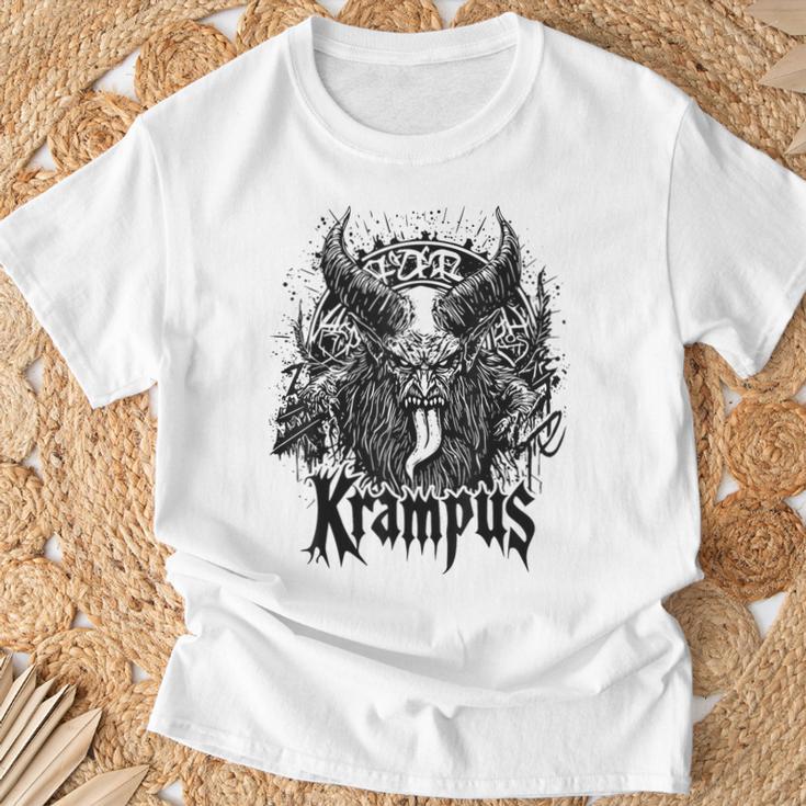 Kramperl Perchten Knecht Ruprecht Christmas Demon Krampus Gray T-Shirt Geschenke für alte Männer