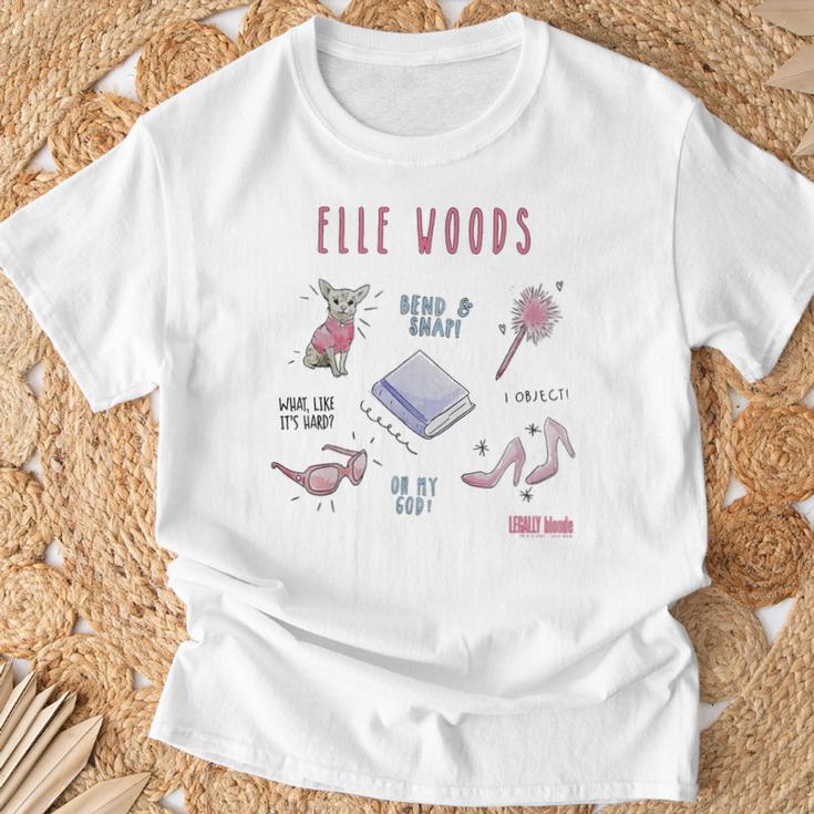 Legally Blonde Elle Woods Sketches T-Shirt Geschenke für alte Männer