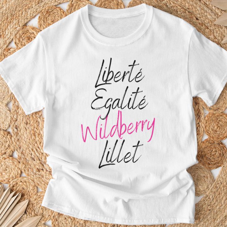 Liberte Egalite Wildberry Lillet Wein Sommer Cocktail Malle T-Shirt Geschenke für alte Männer