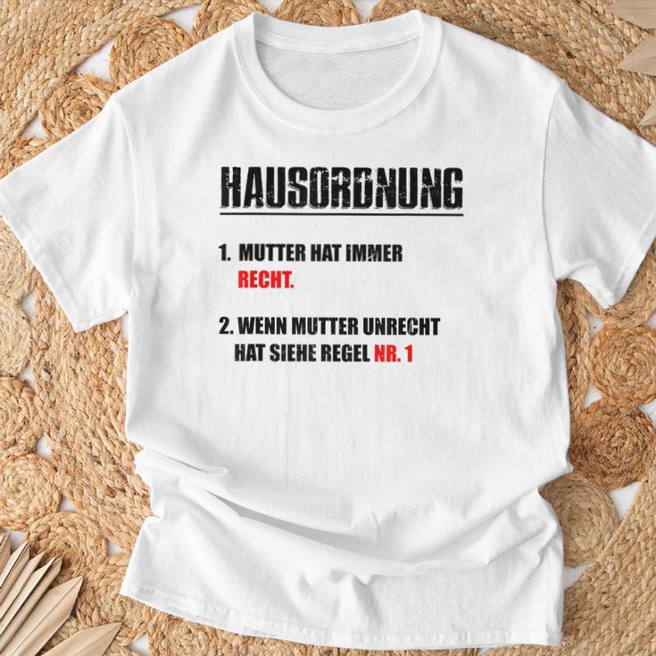 Mutterhat Immer Recht T-Shirt Geschenke für alte Männer