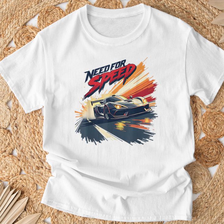 Need For Speed High-Octane Racing Graphic Gray T-Shirt Geschenke für alte Männer