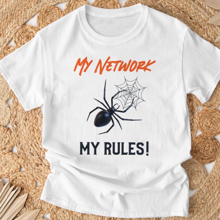 My Network My Rules Lustiges It Cyber Security T-Shirt Geschenke für alte Männer