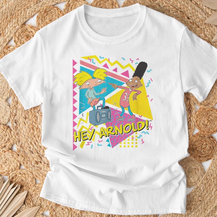 Nickelodeon Hey Arnold Gerald Best Friends Boombox T-Shirt Geschenke für alte Männer