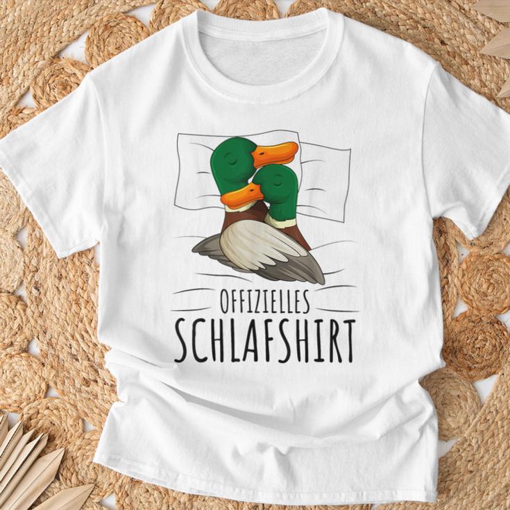 Official Sleep Duck Sleep Duck T-Shirt Geschenke für alte Männer