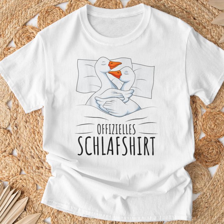 Official Sleep Goose Goose T-Shirt Geschenke für alte Männer