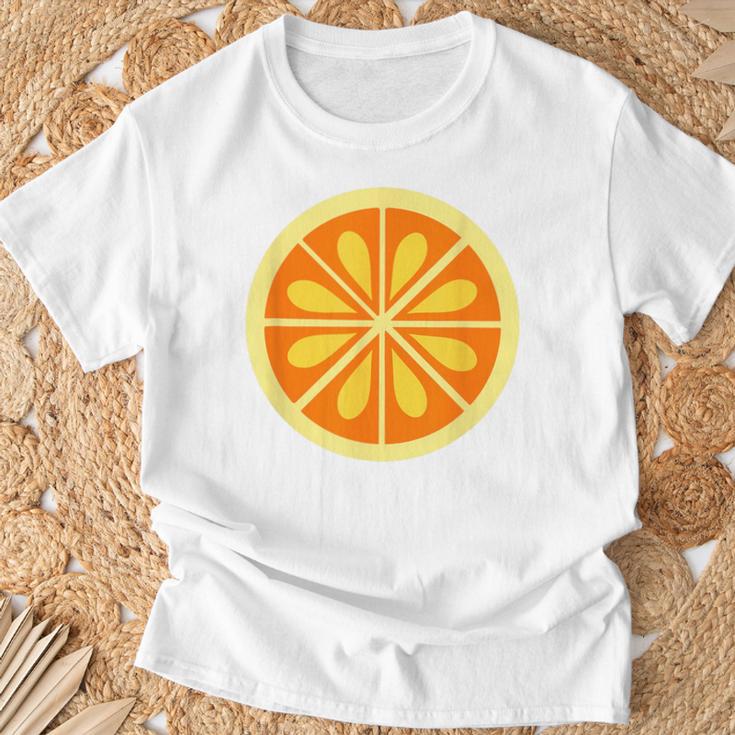 Orange Costume Fruit Orange Carnival Last Minute T-Shirt Geschenke für alte Männer