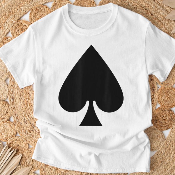 Pad Ass Card Game Playing Card Costume Fancy Dress Party Gray S T-Shirt Geschenke für alte Männer