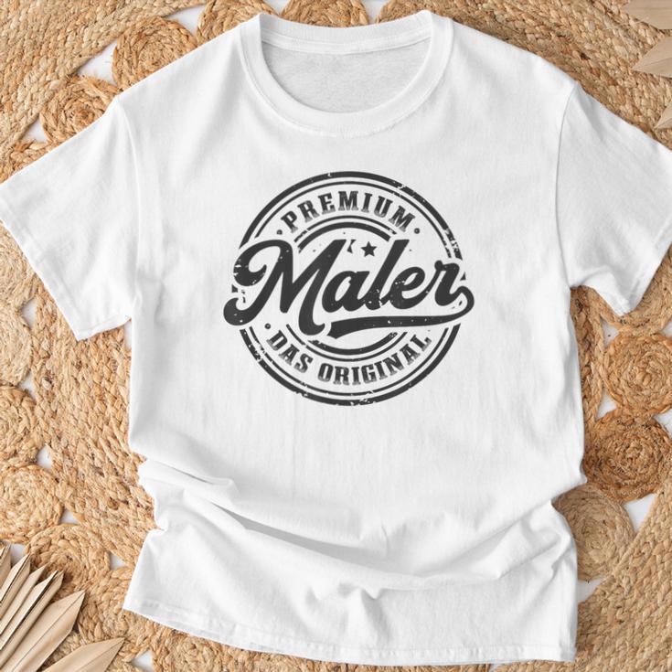 Painter Original Lackierintage T-Shirt Geschenke für alte Männer