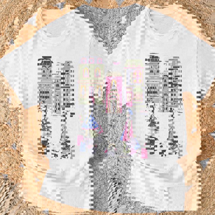 Paris France Fashion Shopping Retro Travel Souvenir T-Shirt Geschenke für alte Männer
