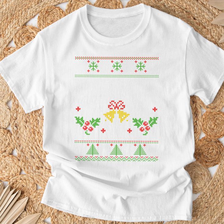 Peace I Come In Peace Matching Ugly Christmas Jumper T-Shirt Geschenke für alte Männer