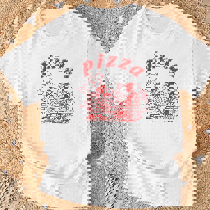 Pizza Liebe Pizzaschachtel Italiano Italien Fun Karton Pizza T-Shirt Geschenke für alte Männer