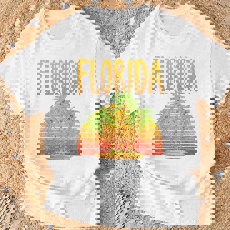 Retro Florida T-Shirt Geschenke für alte Männer