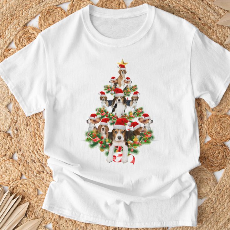 Santa Beagle Christmas Decoration Xmas Beagle Mum T-Shirt Geschenke für alte Männer