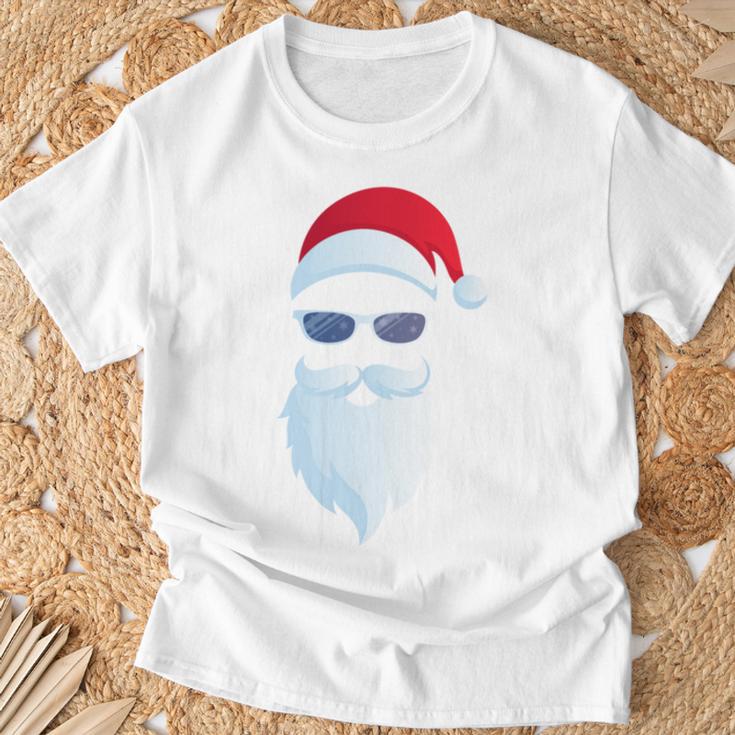 Santa Claus Sunglasses Christmas Santa Claus Long-Sleeved T-Shirt Geschenke für alte Männer