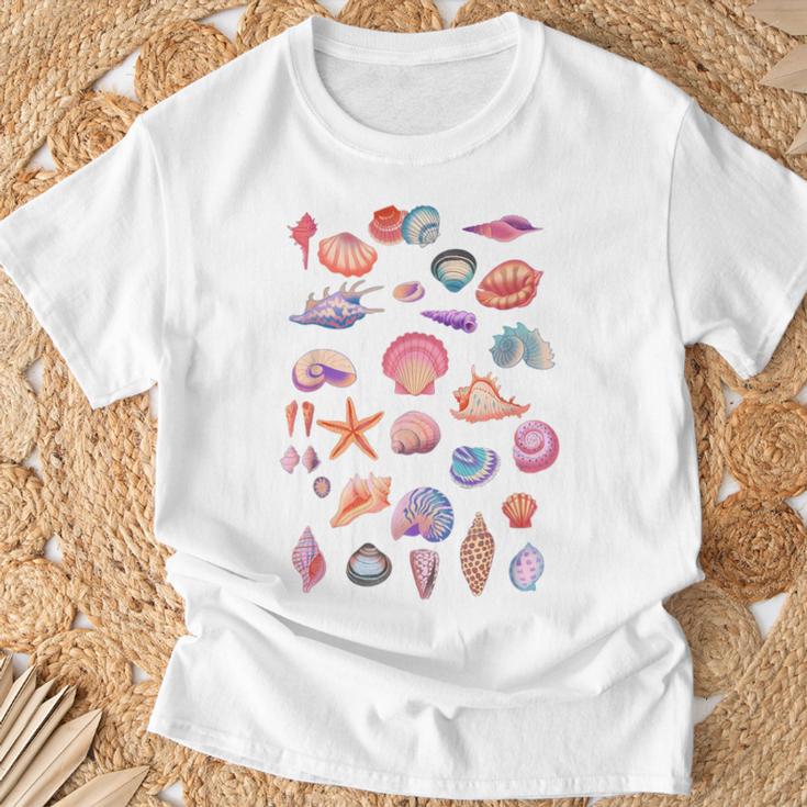 Shell Collector Seashell Beach Shelter Shell Shell Shell T-Shirt Geschenke für alte Männer