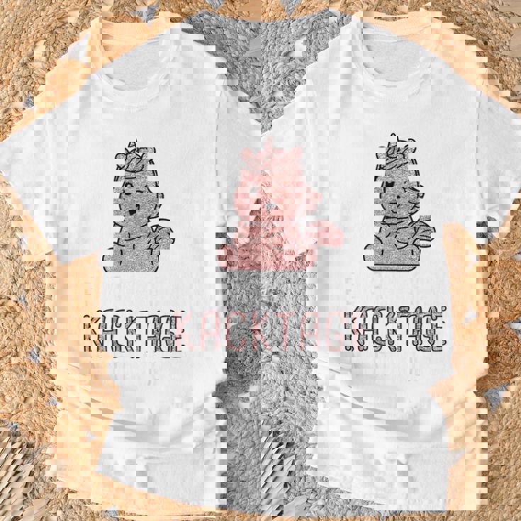Sie Mal Die Kacktage In Glitzer Tunken Unicorn T-Shirt Geschenke für alte Männer