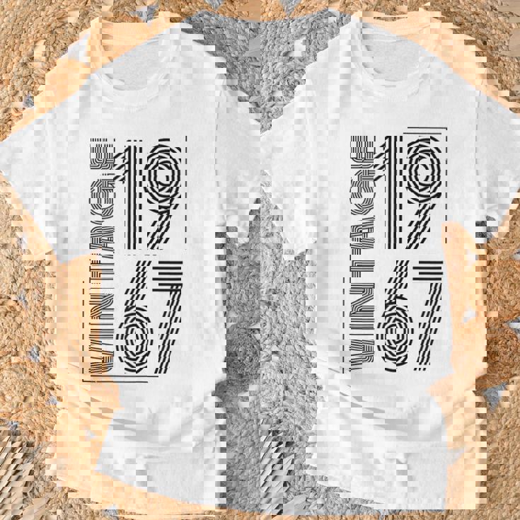 Sintage De 1967 Para Retro Divertidas Cumpleaños De 1967 Camiseta unisex Regalos para ancianos