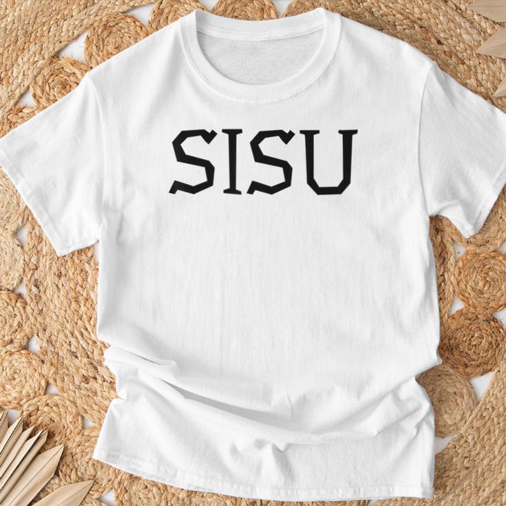 Sisu Finnish Finn Women's T-Shirt Geschenke für alte Männer