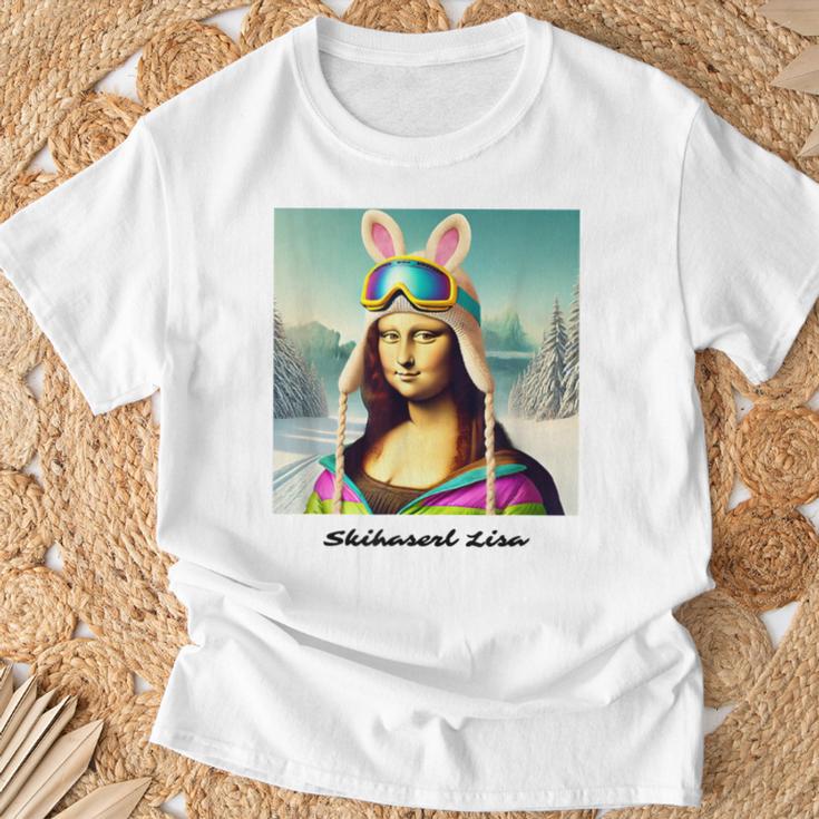 Skihaserl Lisa Mona Apres Ski Haserl Ski Holiday Team Outfit T-Shirt Geschenke für alte Männer