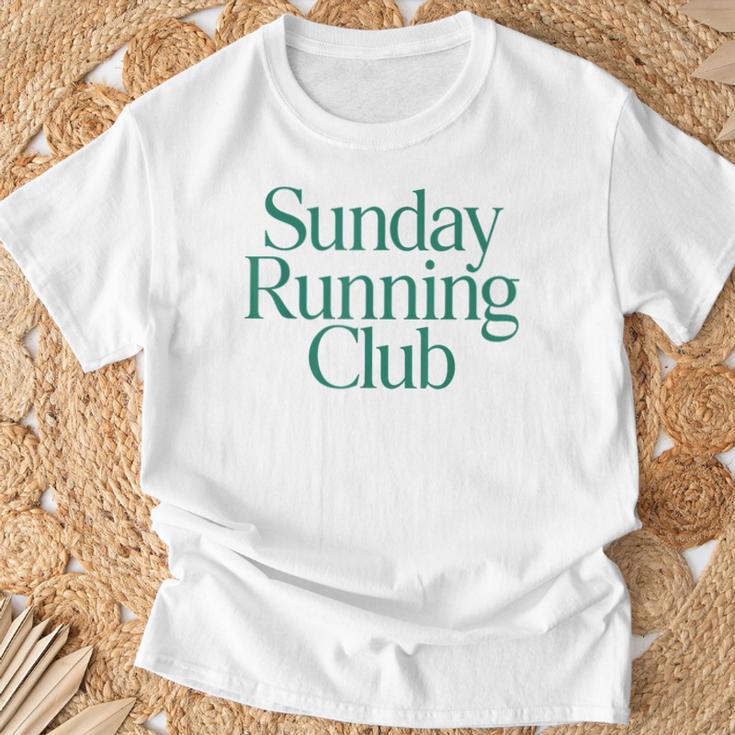 Sunday Running Club X Jogger Jogging Runner Fitness Gym T-Shirt Geschenke für alte Männer