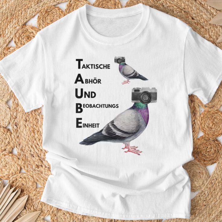 Taube Meme T-Shirt Geschenke für alte Männer