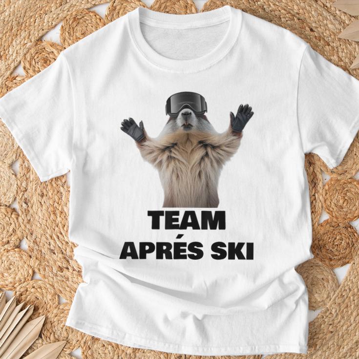 Team Aprés-Ski T-Shirt Geschenke für alte Männer