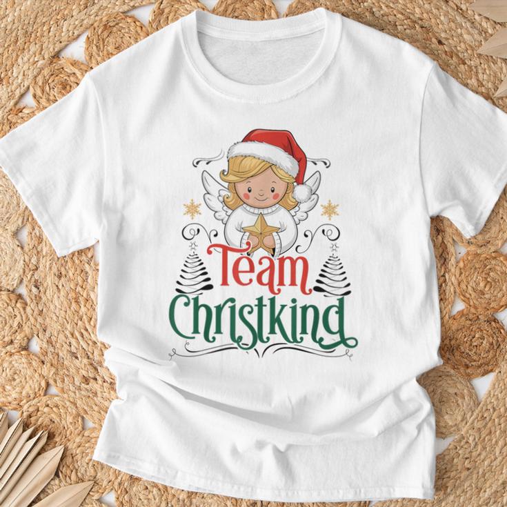 Team Christkind Christmas Eve Family Costume T-Shirt Geschenke für alte Männer