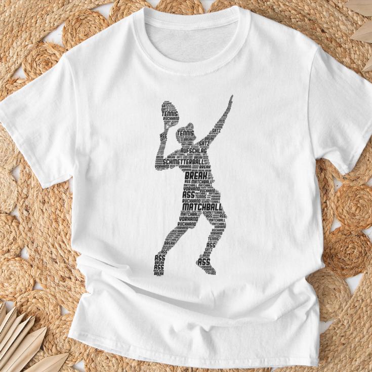 Tennis Tennis Player Boys' T-Shirt Geschenke für alte Männer