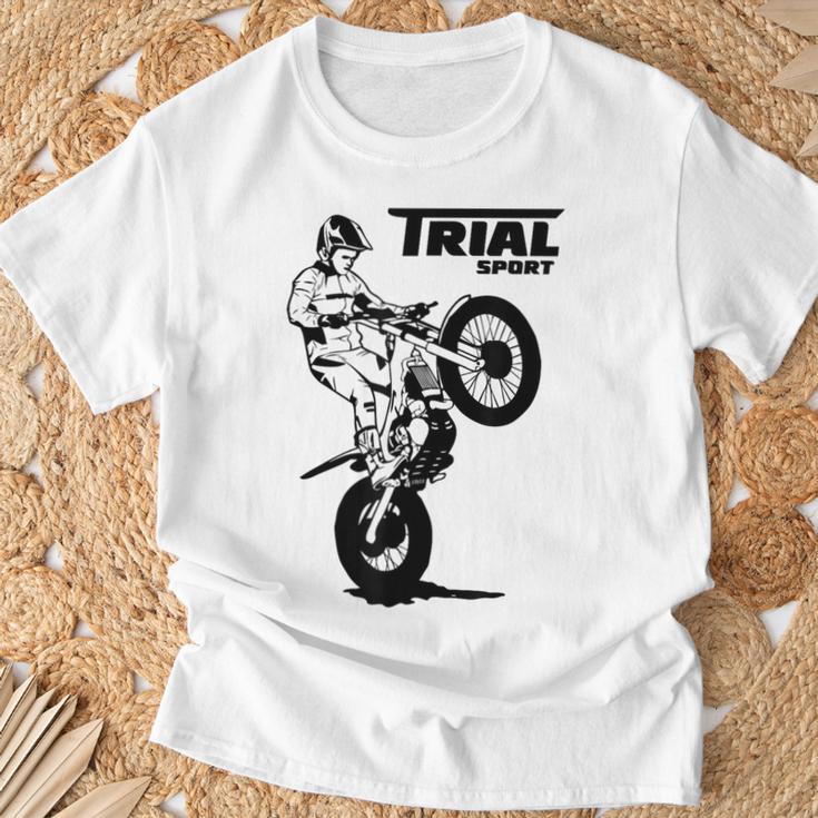 Trial Motorcycle Trial Rider Moto Trial T-Shirt Geschenke für alte Männer