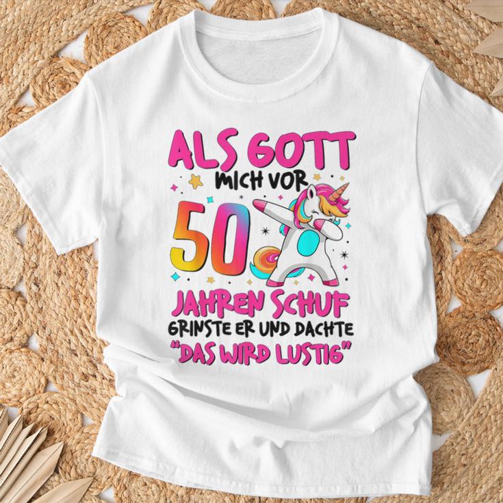 Women's 50Th Birthday 50 Years Woman 50 It Will Be Gray T-Shirt Geschenke für alte Männer