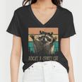 Adopt Street Cat Vintage Art V-Neck | Animal Lovers Tee
