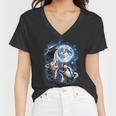 Opossum Raccoon Skunk Moon Meme V-Neck Tee for Animal Lovers