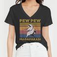 Pew Pew Madafakas Raccoon Lover Vintage Retro Women's V-Neck T-Shirt