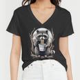 Raccoon Noodle Cup Unisex V-Neck T-Shirt - Fun & Casual Style