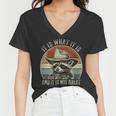 Raccoon Trash Panda Women's V-Neck T-Shirt - Playful Attitude Twist