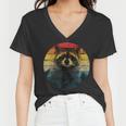 Raccoon V-Neck Women's T-Shirt | Animal Lover's Delight