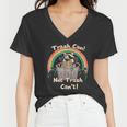 Raccoon Women's V-Neck T-Shirt - Cute Woodland Humor