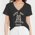 Sarcastic Raccoon Women's V-Neck T-Shirt - Small - Fun & Cheeky