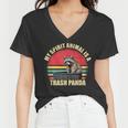 Trash Panda Spirit Animal Women's V-Neck T-Shirt for Raccoon Lovers